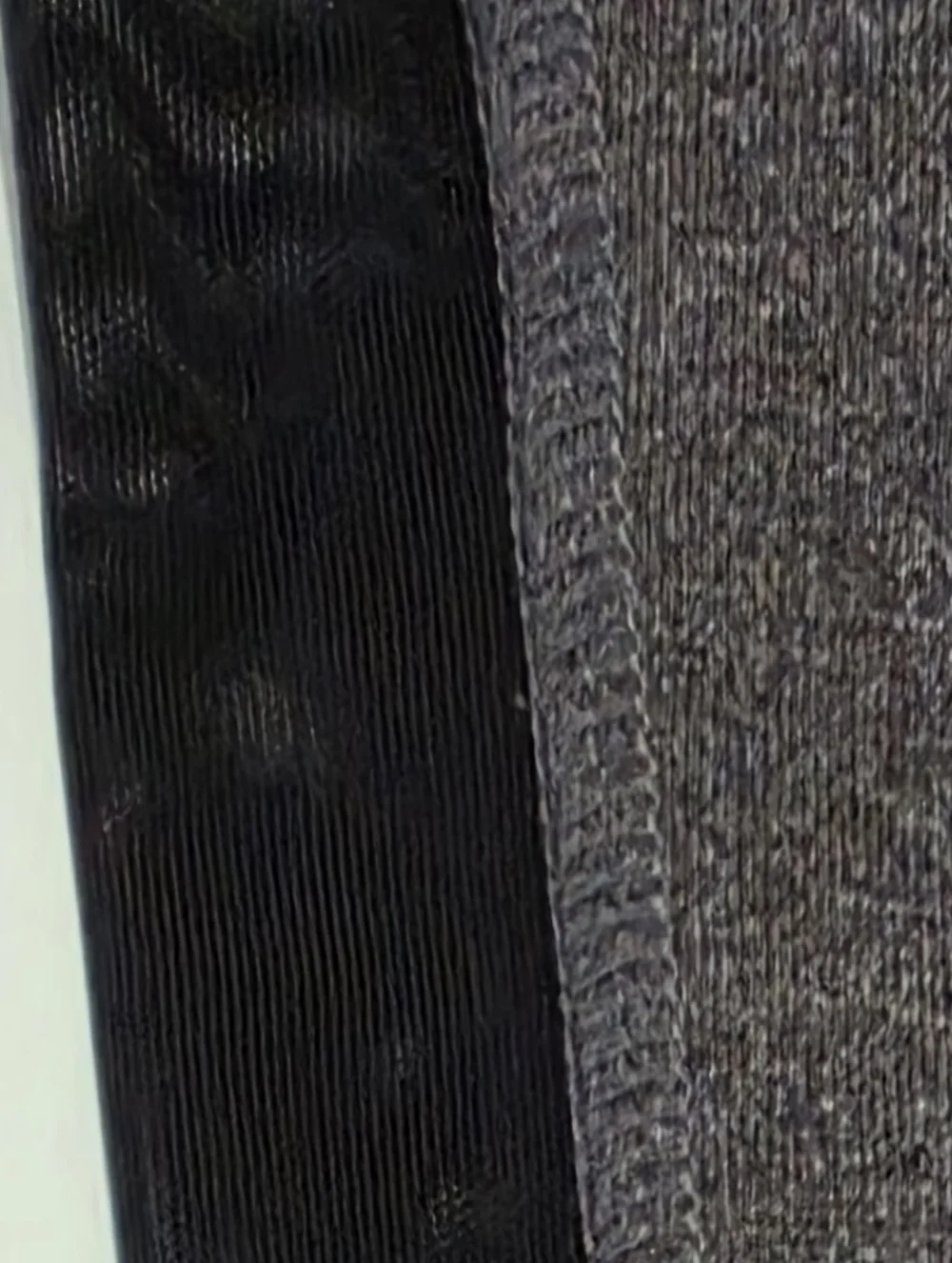 ALO Yoga Gray Leggings with Black Panels